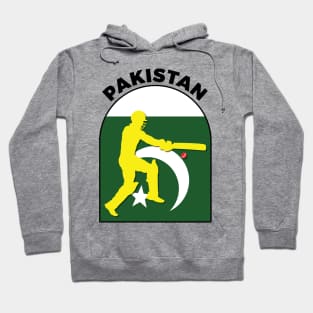 Pakistan Cricket Batsman Pakistan Flag Hoodie